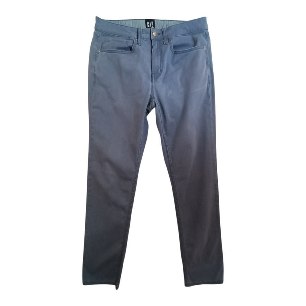 Gap Men's Super Soft Stretch Twill Slim Fit Pants Blue Chinos Size 32x32